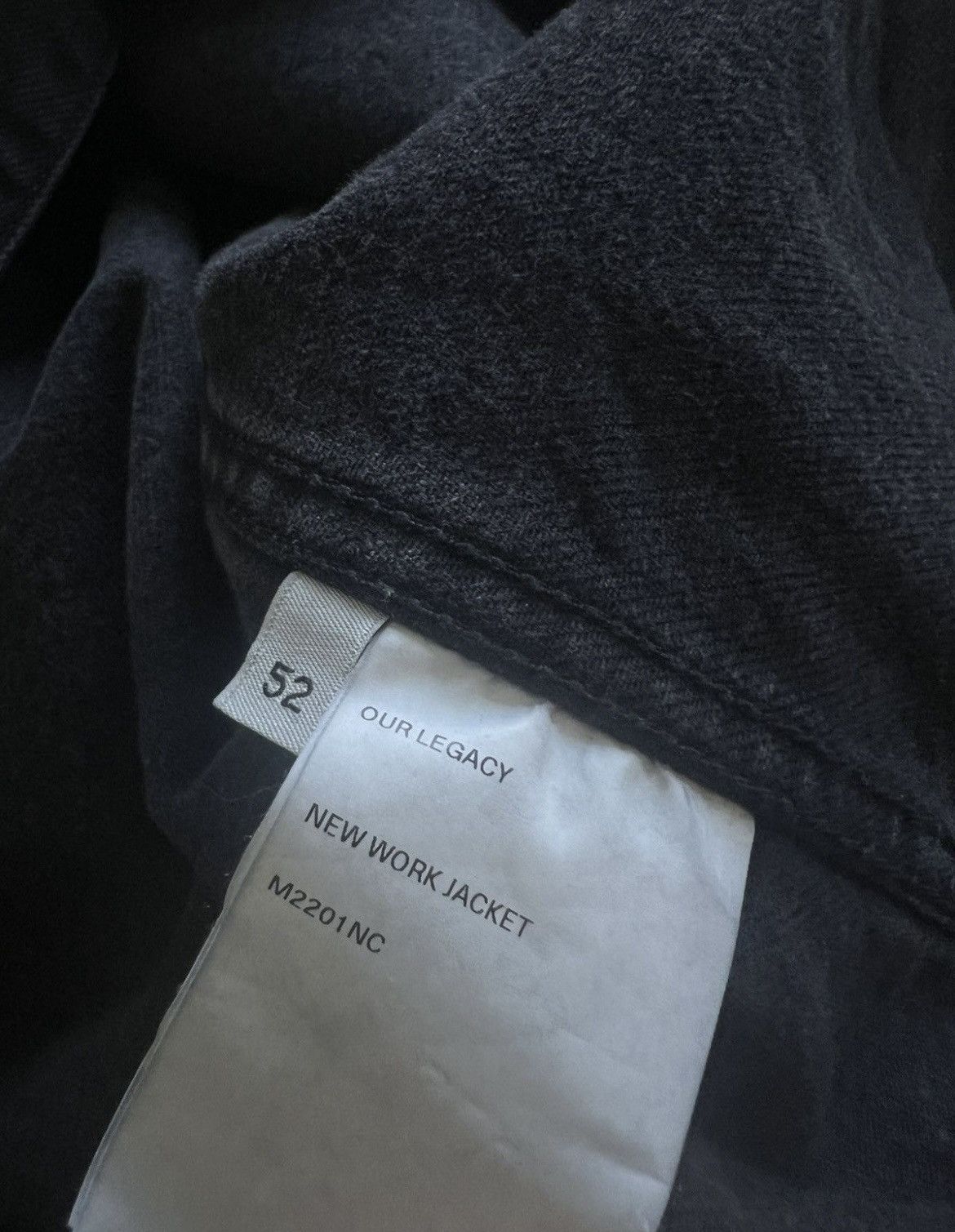 Our Legacy Our Legacy New Work Jacket - Black Denim Size US XL / EU 56 / 4 - 4 Thumbnail