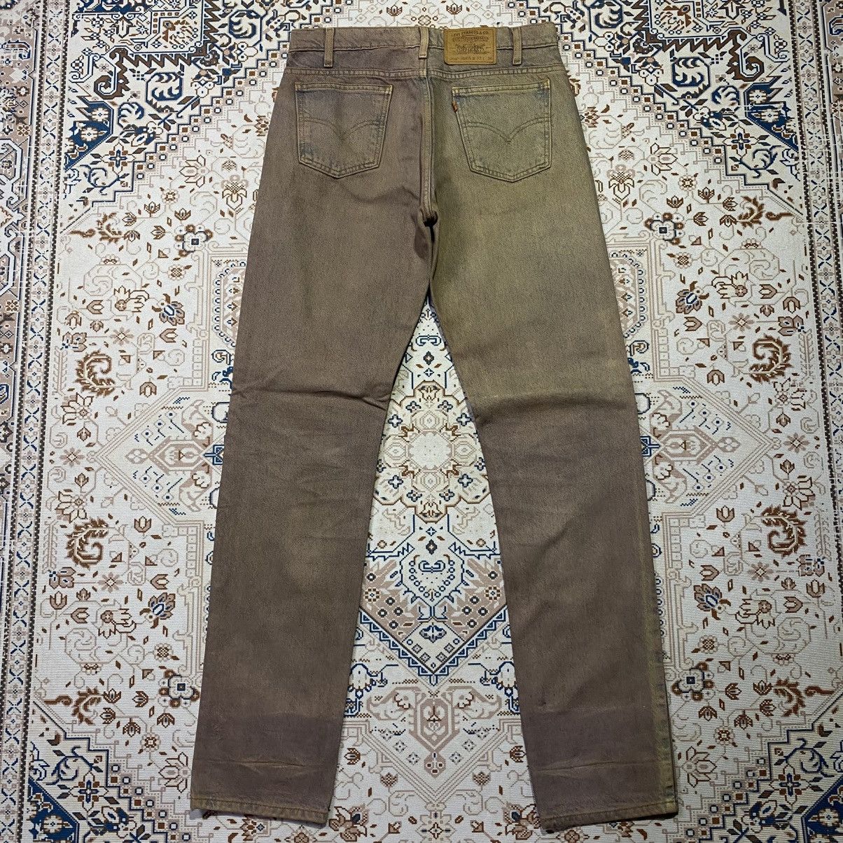 VINTAGE LEVI'S 505 ORANGE TAB UNIQUE COLOR