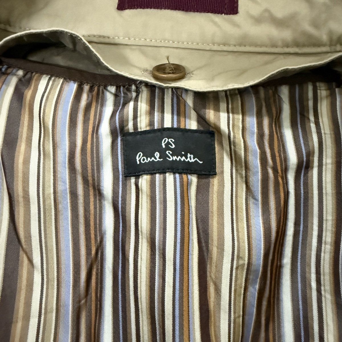 Paul Smith Paul Smith Iconic Rainbow lining Trench Coat Jacket Size US M / EU 48-50 / 2 - 9 Thumbnail