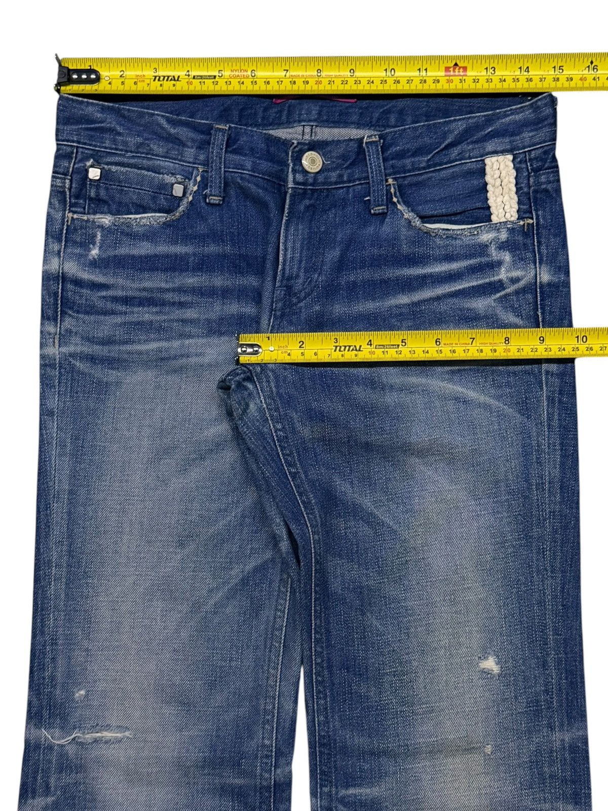 Japanese Brand Vintage CHOCOHOLIC Japanese Denim Jeans | Slim Bootcut | W29 Size 29" - 14 Thumbnail