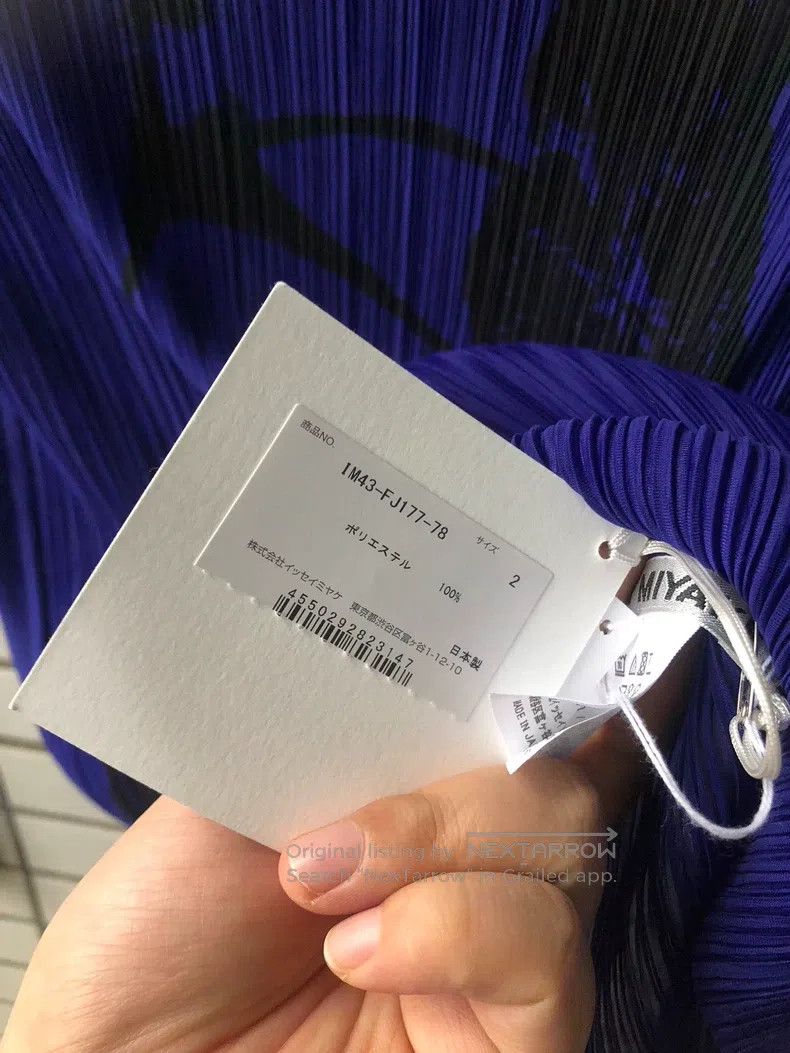 Issey Miyake Issey Miyake Purple Long Sleeve Top Size M / US 6-8 / IT 42-44 - 5 Thumbnail