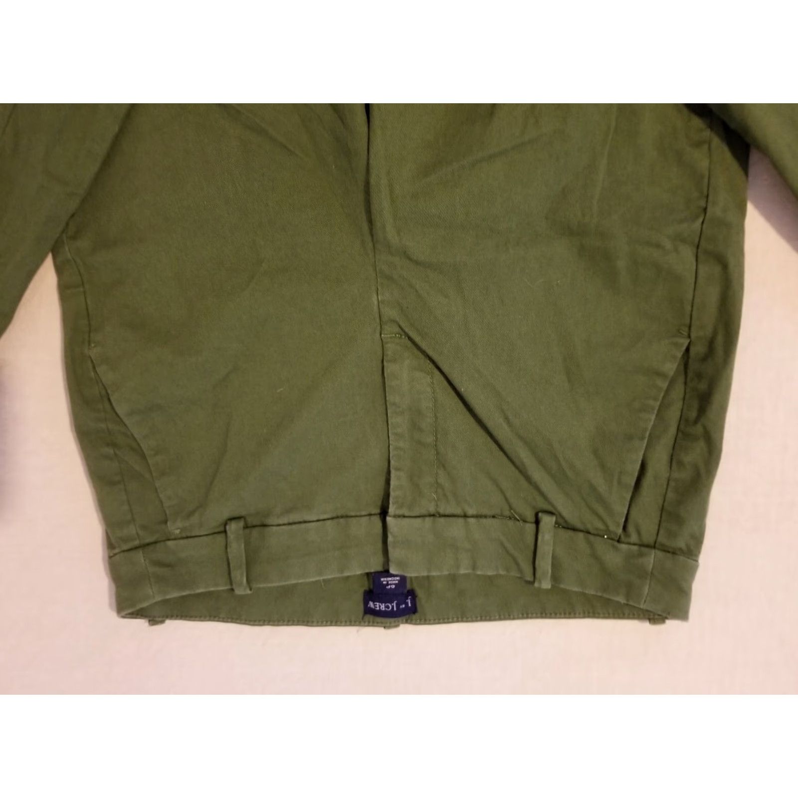 J.Crew VINTAGE J.CREW Green Chino Pants Womens 6P Petite Slim Pants Trouser Slacks Size 28" / US 6 / IT 42 - 4 Thumbnail