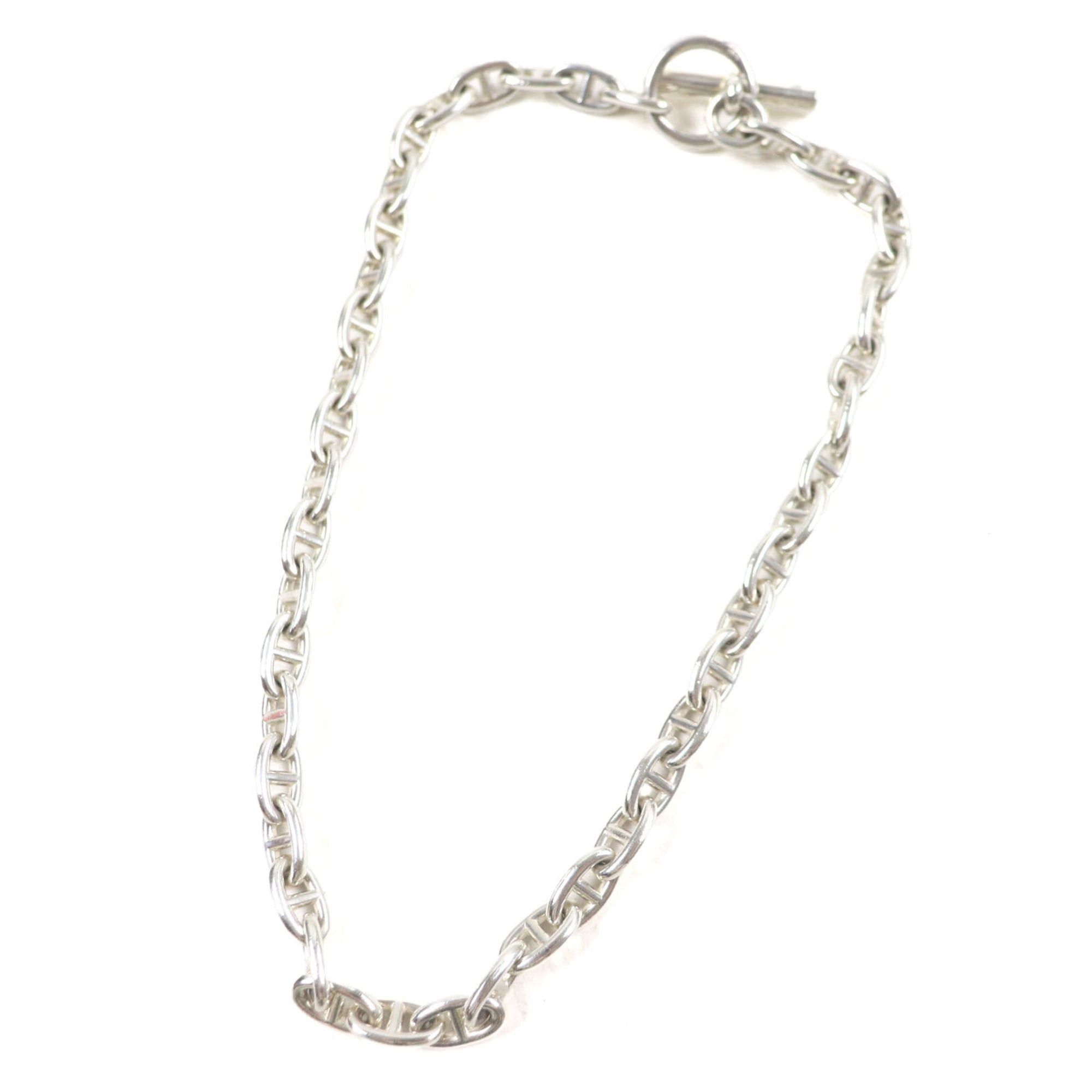 Hermes HERMES Vintage Chaine d'Ancre PM 43-link necklace from the Margiela era, made of SV925 sterling silver, with case, weight 73.7g, men's. Size ONE SIZE - 1 Thumbnail