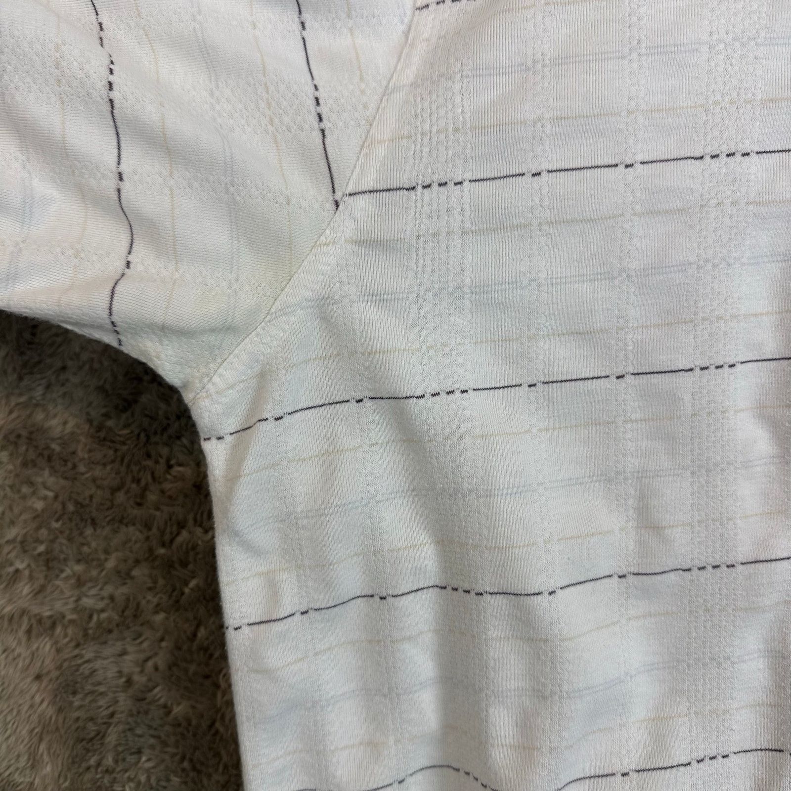 Other Vintage Banded Polo Shirt White Stripe Men's XL Knit Size US XL / EU 56 / 4 - 5 Thumbnail