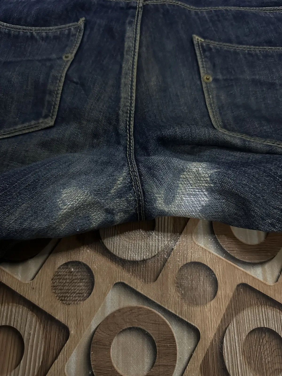 Japanese Brand Redline/Selvedge W33 L32 Vintage RIPO TRENTA ANNI Denim Pant Size US 33 - 20 Thumbnail