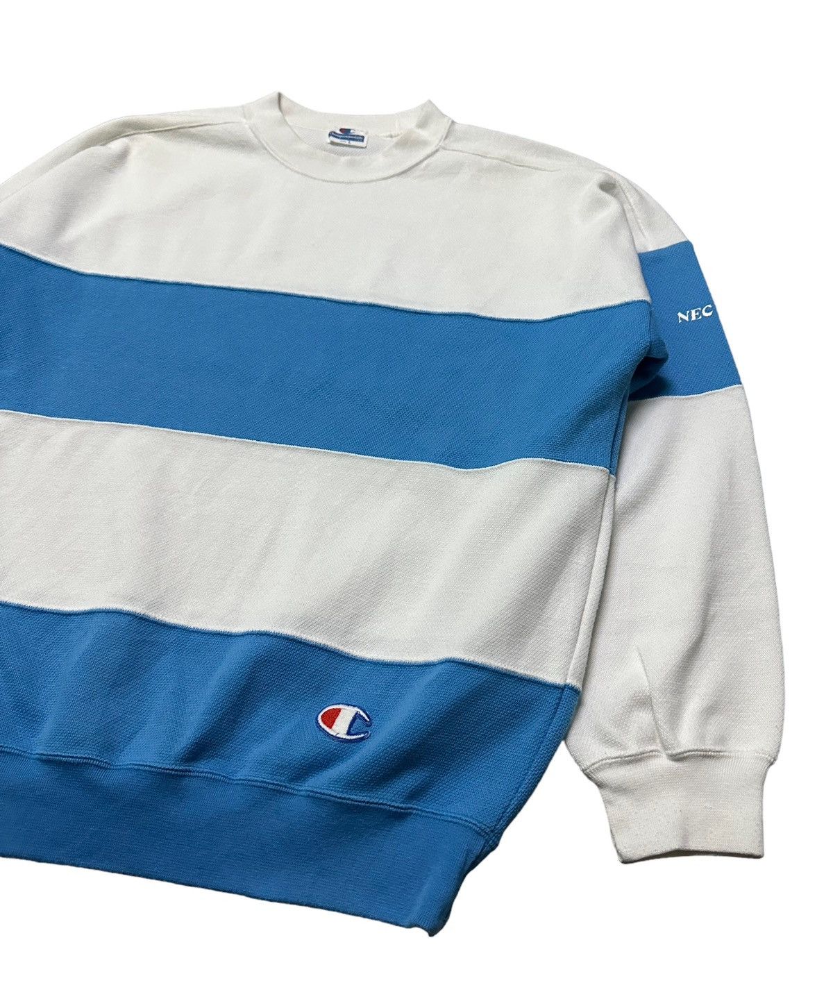 Champion Vintage Champion stripes sweatshirt Size US L / EU 52-54 / 3 - 2 Thumbnail