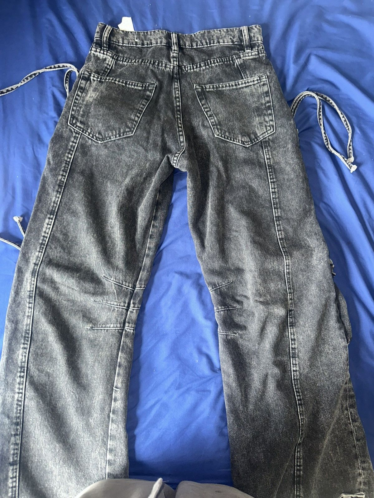 Zara Utility Pocket Jeans Size US 29 - 5 Thumbnail