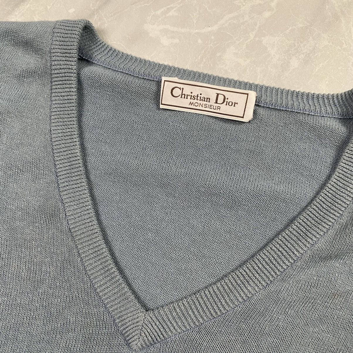 Christian Dior Monsieur Vintage Dior V-Neck Sweaters Size US L / EU 52-54 / 3 - 4 Thumbnail