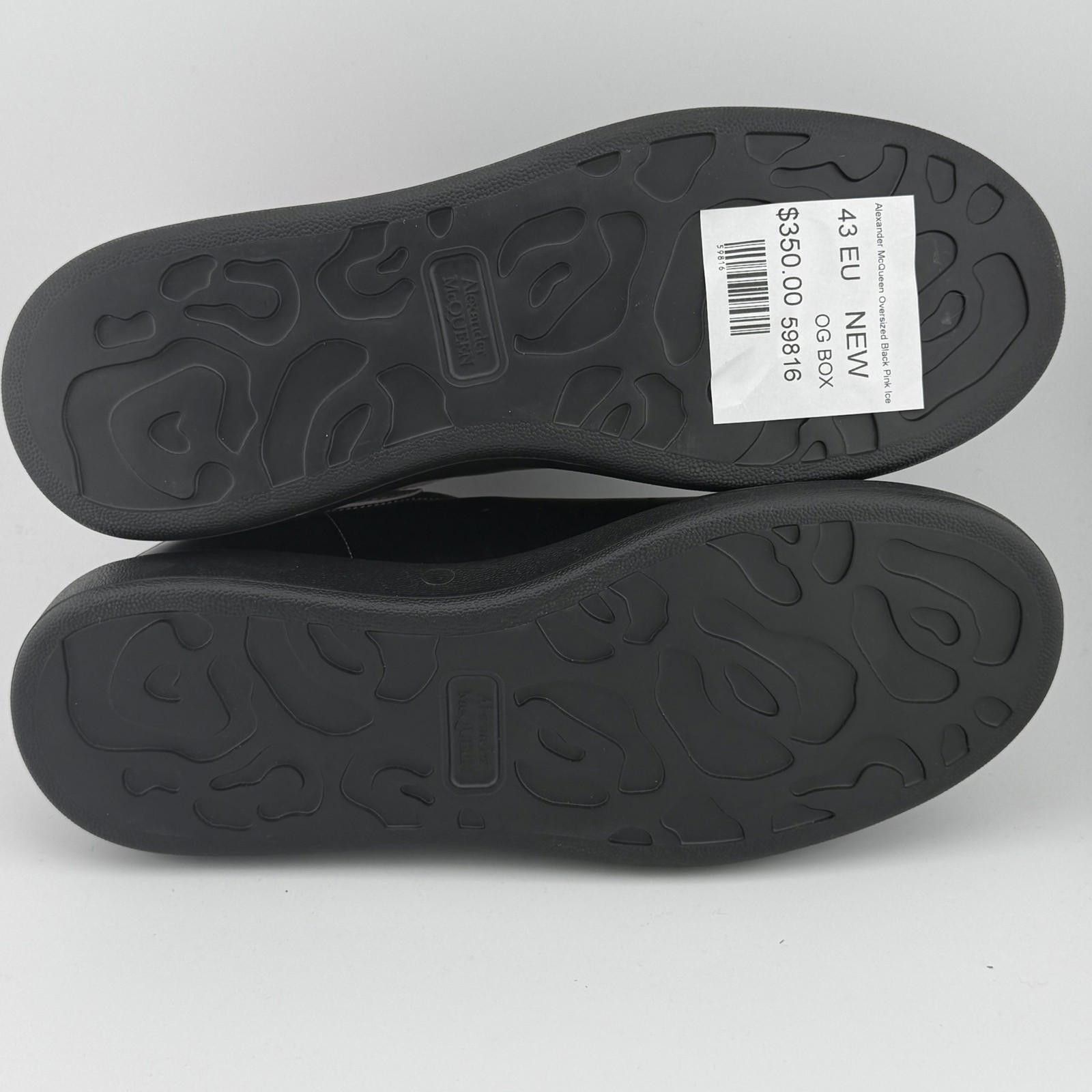 Alexander McQueen Alexander McQueen Oversized Black Pink Sneakers EU 43 New Size US 10 / EU 43 - 6 Thumbnail