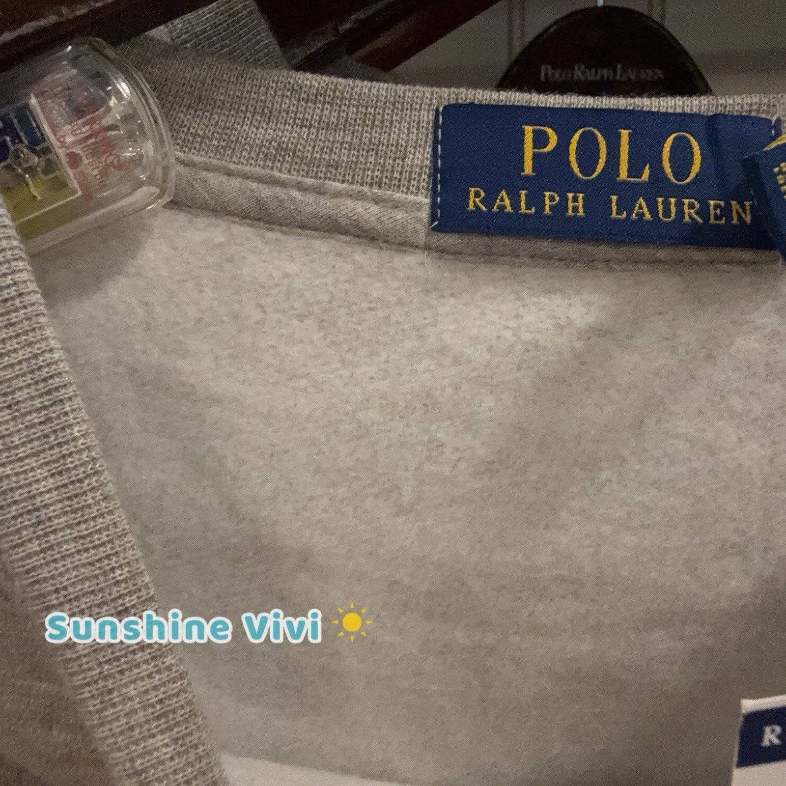 Polo Ralph Lauren NWT Ralph Lauren Men's Polo Bear Fleece Sweatshirt Grey L Size US L / EU 52-54 / 3 - 4 Thumbnail