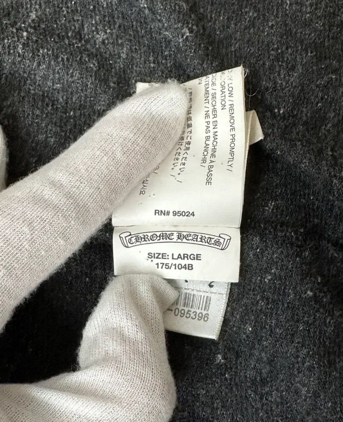 Chrome Hearts Multi Logo Zip-Up Hoodie / Grey Size US L / EU 52-54 / 3 - 10 Thumbnail