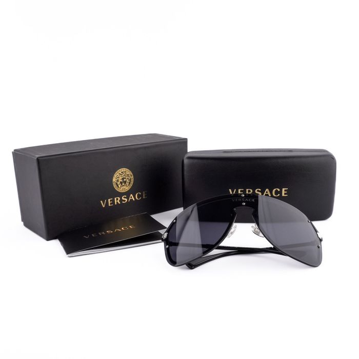 Versace best sale 2180 black