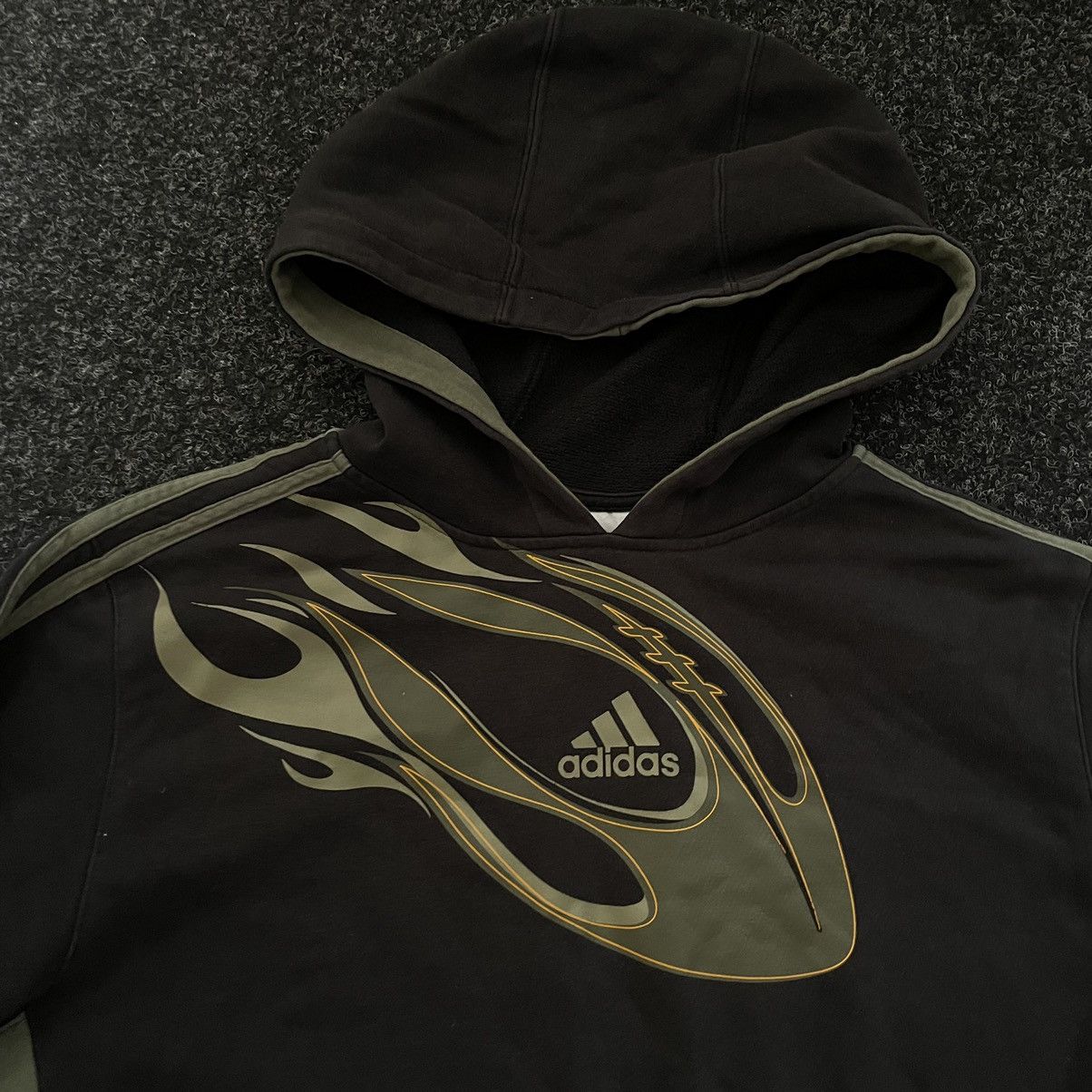 Adidas × Japanese Brand × Yohji Yamamoto 90s hoodie adidas y-3 japan hooded dragon fire khaki Size US S / EU 44-46 / 1 - 2 Thumbnail