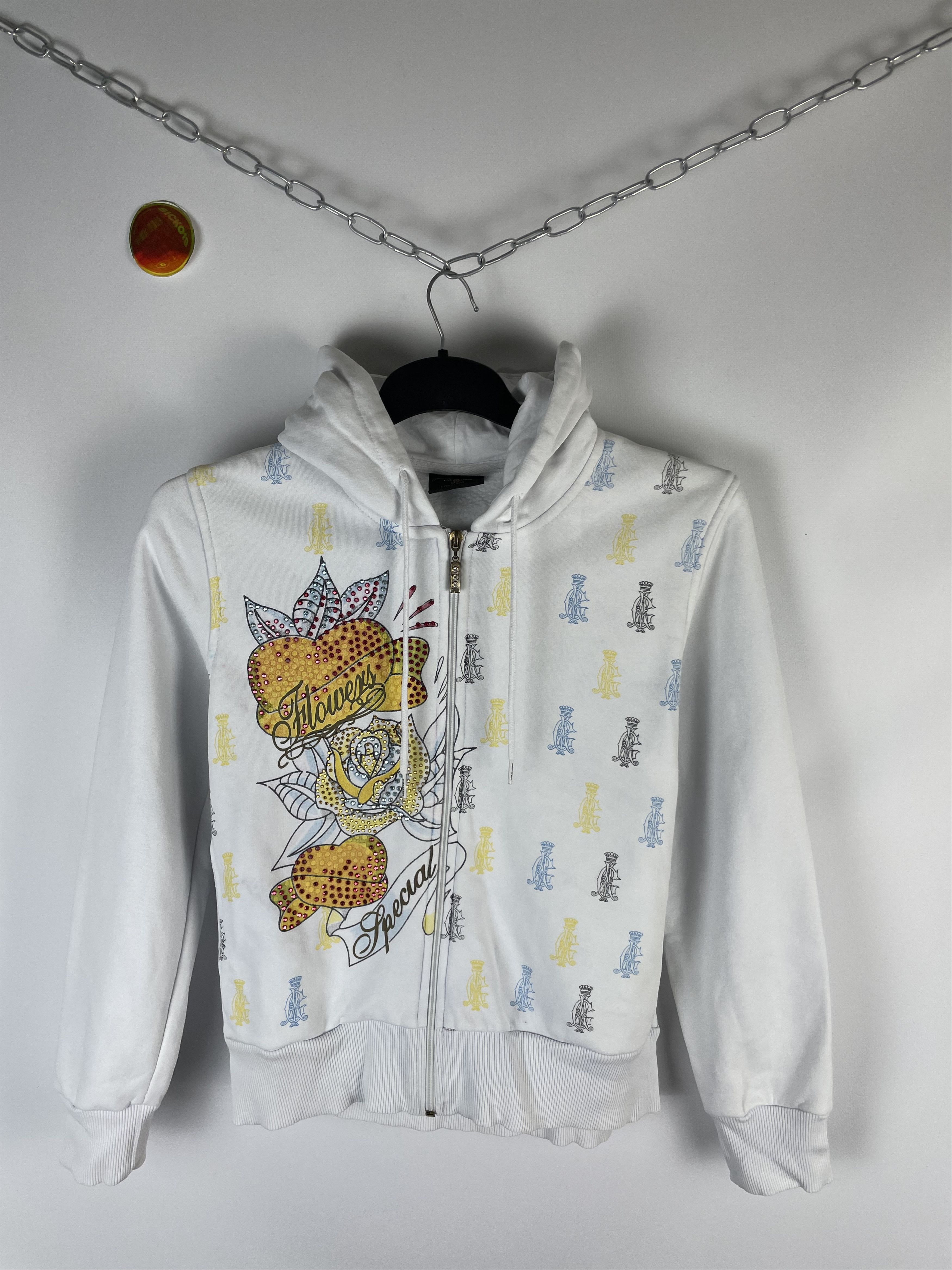 Christian Audigier Vintage y2k Christian Audigier zip up hoodie Size XL / US 12-14 / IT 48-50 - 3 Thumbnail