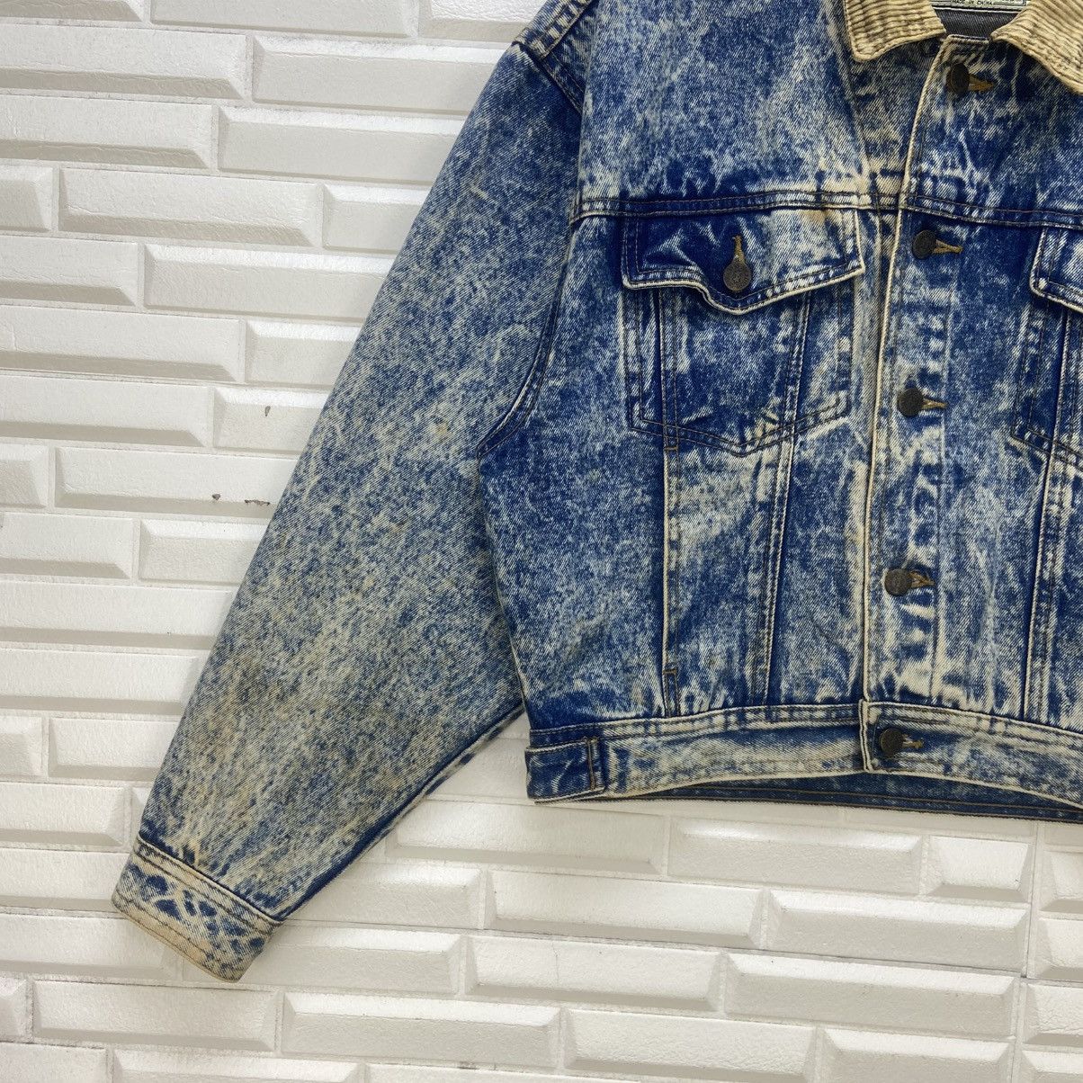 Japanese Brand Vtg Gleeman Japanese Brand Acid Wash Retro Trucker Jacket Size US M / EU 48-50 / 2 - 4 Thumbnail