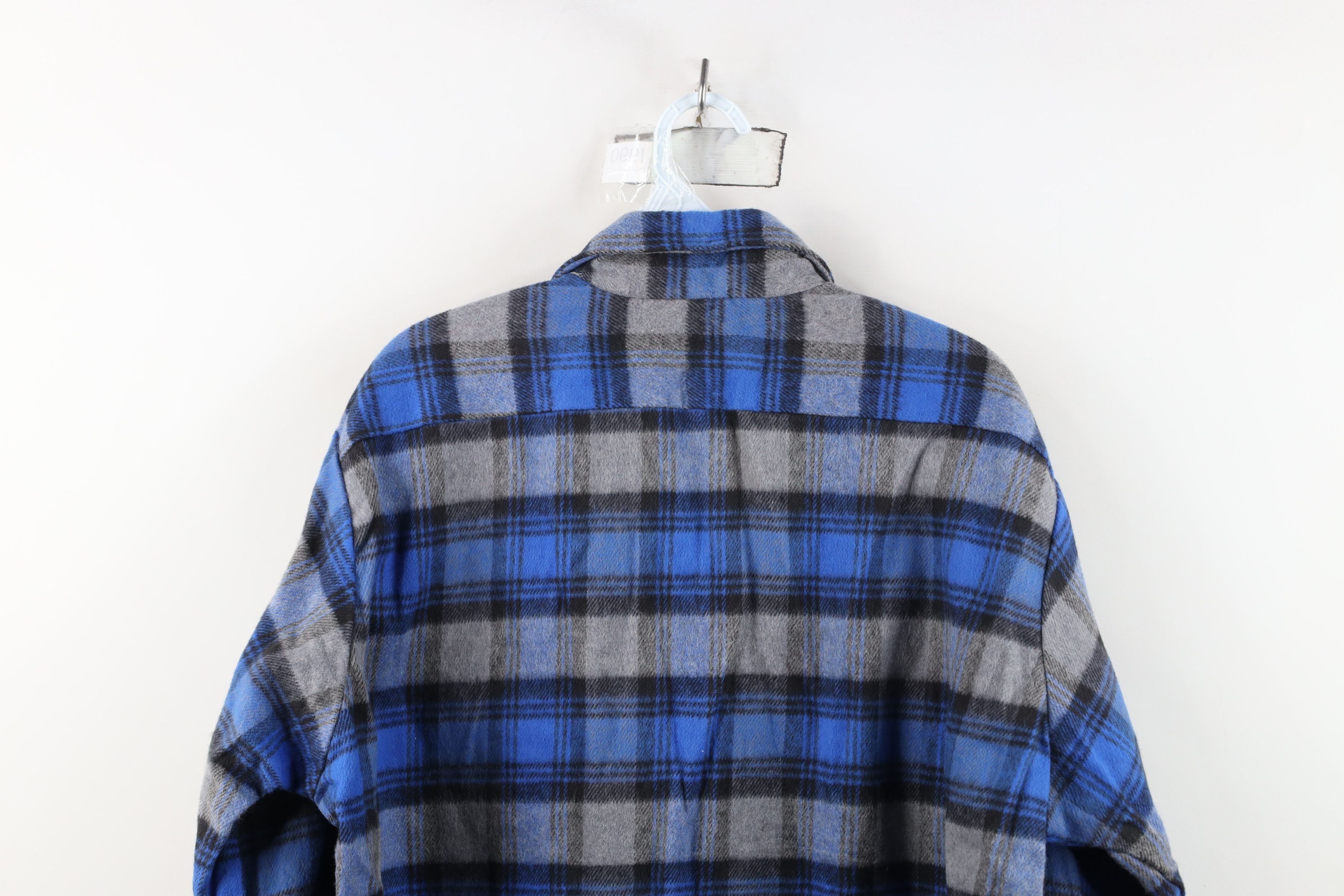 Vintage Deadstock Vintage 90s Streetwear Button Shirt Plaid USA Size US XL / EU 56 / 4 - 11 Thumbnail