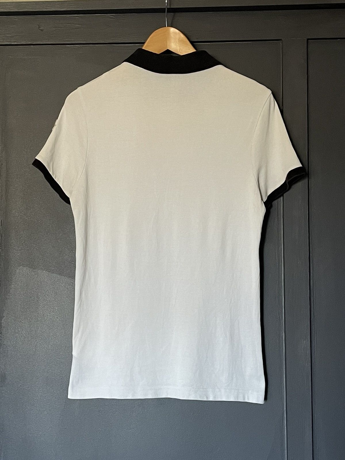 Moncler Moncler maglia polo short sleeve shirt white Size US S / EU 44-46 / 1 - 13 Thumbnail