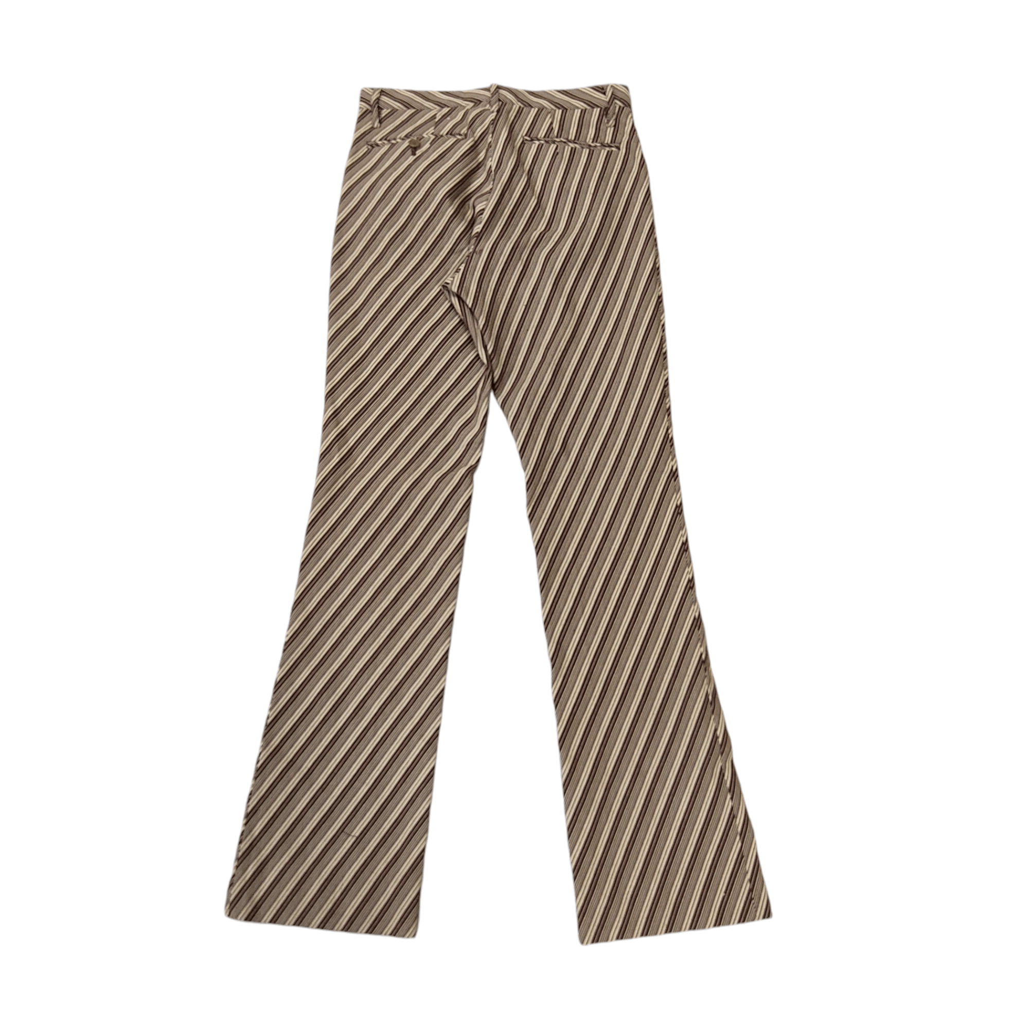 ABAHOUSE × Japanese Brand × Vintage Vintage Retro ABAHOUSE Striped Boot Cut Flare Psnts Size US 30 / EU 46 - 5 Thumbnail