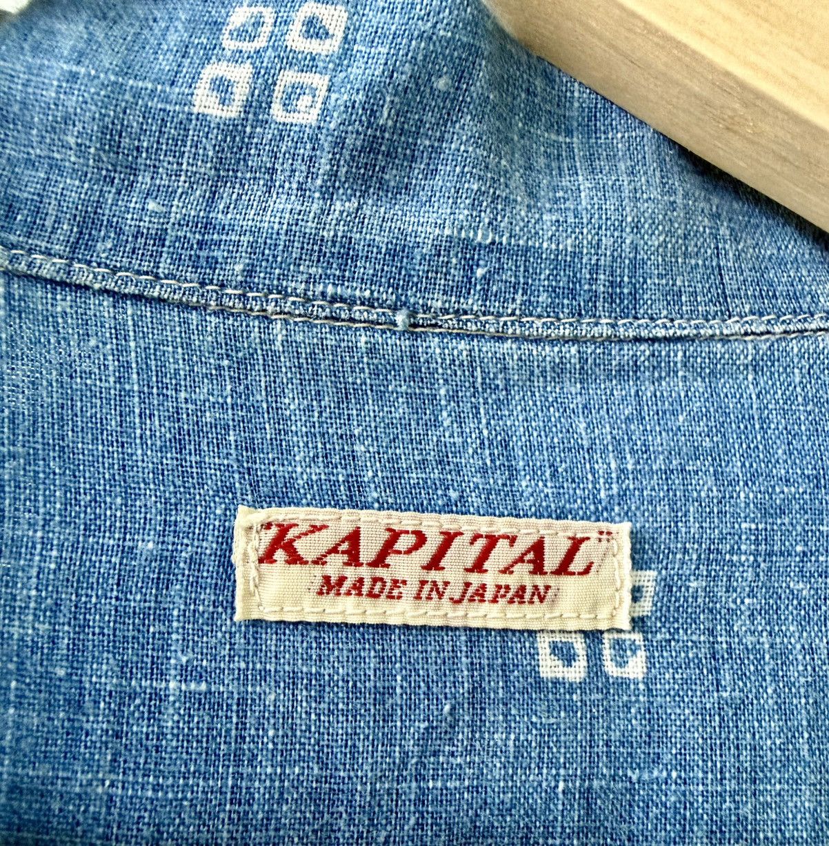 Kapital Indigo Dyed Linen Shirt Size US M / EU 48-50 / 2 - 3 Thumbnail