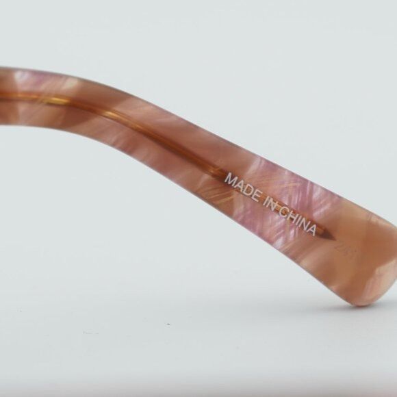 Longchamp Longchamp LO2743 259 Eyeglasses Marble Rose 52mm Cat Eye Size ONE SIZE - 4 Thumbnail