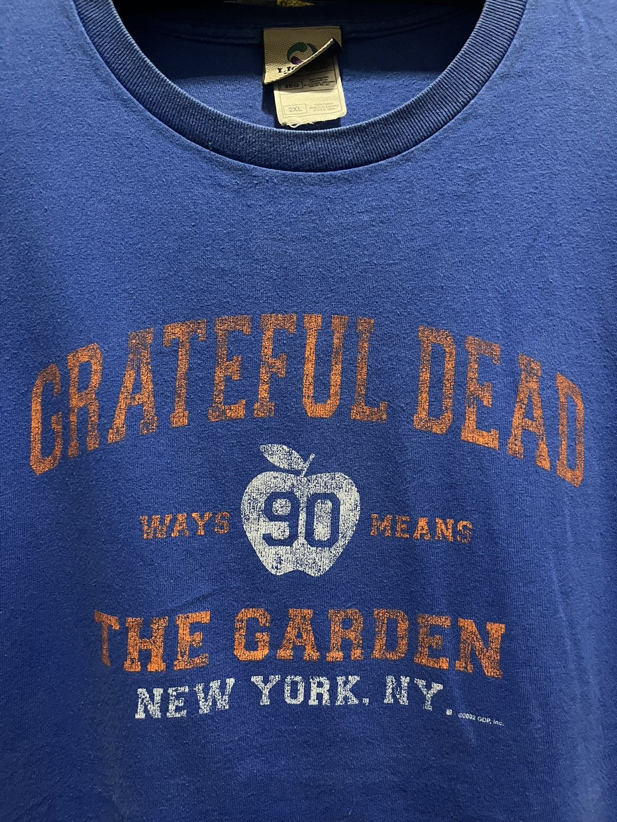 Liquid Blue Grateful Dead Ways 90 Means The Garden NY Band Tee 2002s Size US XXL / EU 58 / 5 - 2 Thumbnail