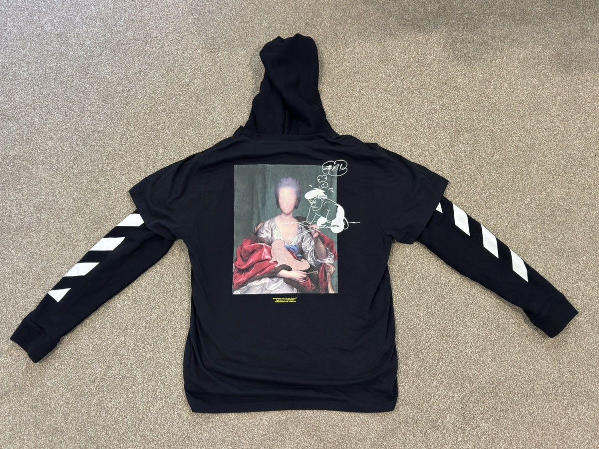 Off-White OFF-WHITE DIAG MARIANA HOODED T-SHIRT Size US M / EU 48-50 / 2 - 2 Thumbnail
