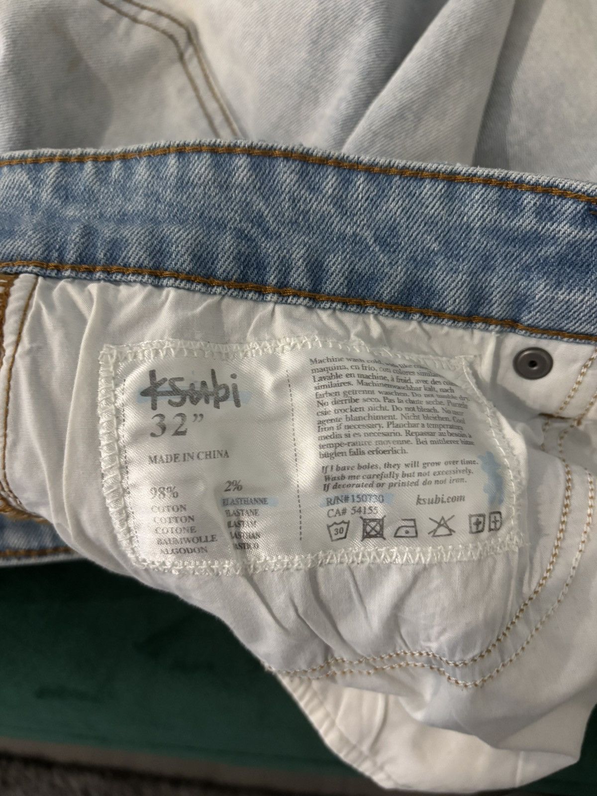 Ksubi Ksubi Van Winkle Jeans Size US 32 / EU 48 - 3 Thumbnail