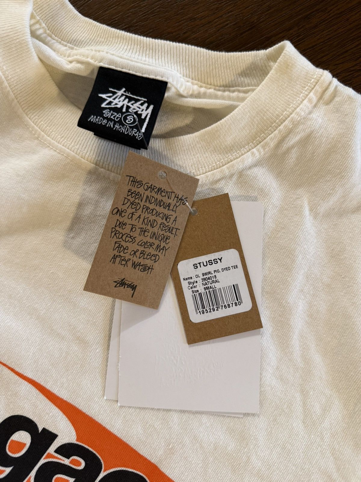 Stussy 2025 Stüssy Our Legacy Collab Tee Yellow White S NWT Size US S / EU 44-46 / 1 - 2 Thumbnail