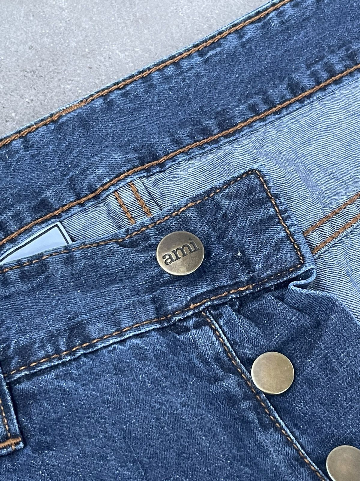 AMI AMI Alexandre Mattiussi Indigo Denim Pants Size US 30 / EU 46 - 17 Thumbnail