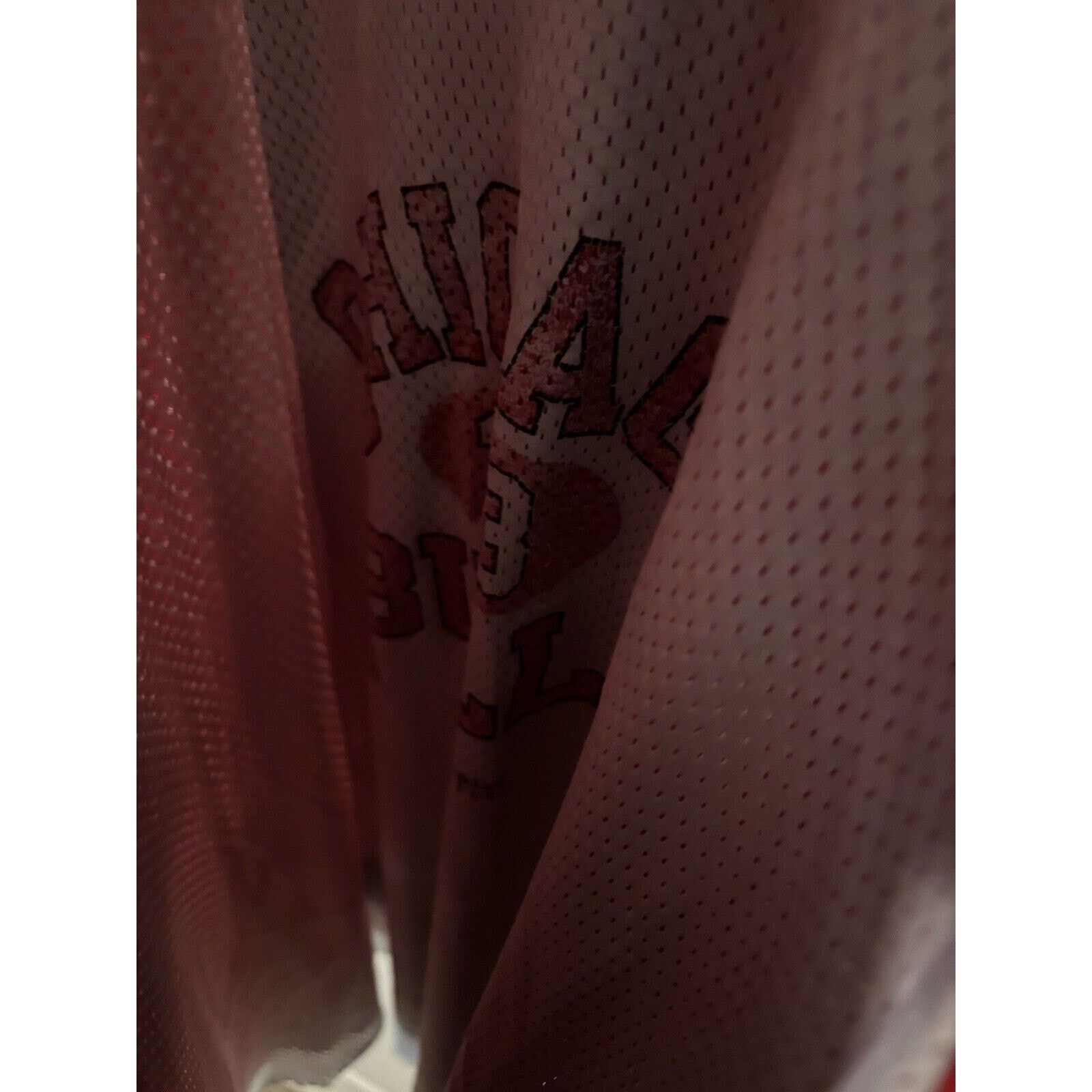 Vintage chicago bulls #23 reversible nba jersey red size XL