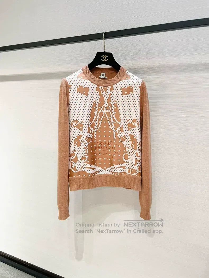 Hermes Hermes Silk Cashmere Blended Knit Top Size XS / US 0-2 / IT 36-38 - 1 Thumbnail