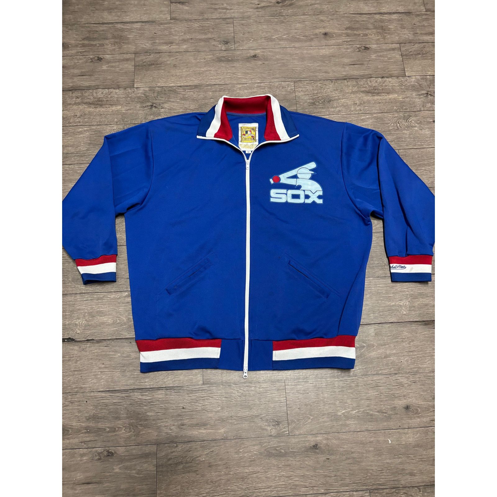 Cooperstown Collection × MLB × Mitchell & Ness Chicago White Sox Blue Jacket Sz 54 Cooperstown Collection Size US XXL / EU 58 / 5 - 1 Thumbnail