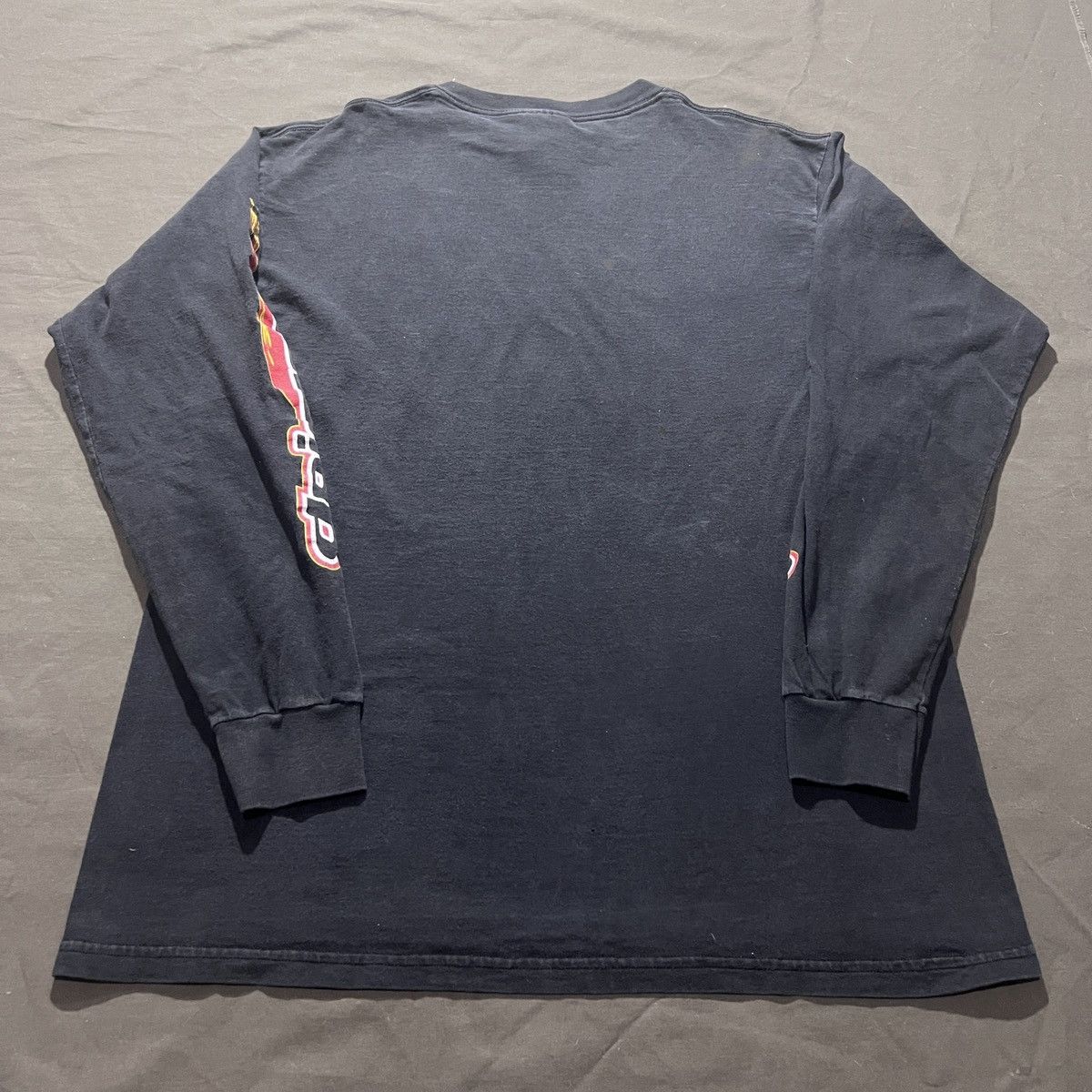 Vintage Vintage 90s Drifter Motocross Bike Fire Graphic Tee Faded Size US L / EU 52-54 / 3 - 9 Thumbnail