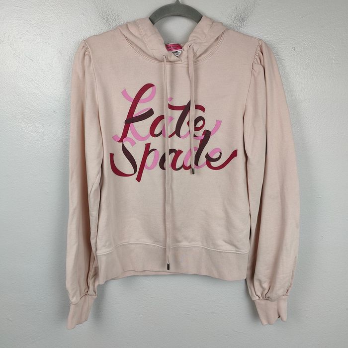Kate Spade Womens Sweatshirt Size Small Rain Or Shine Short Sleeve