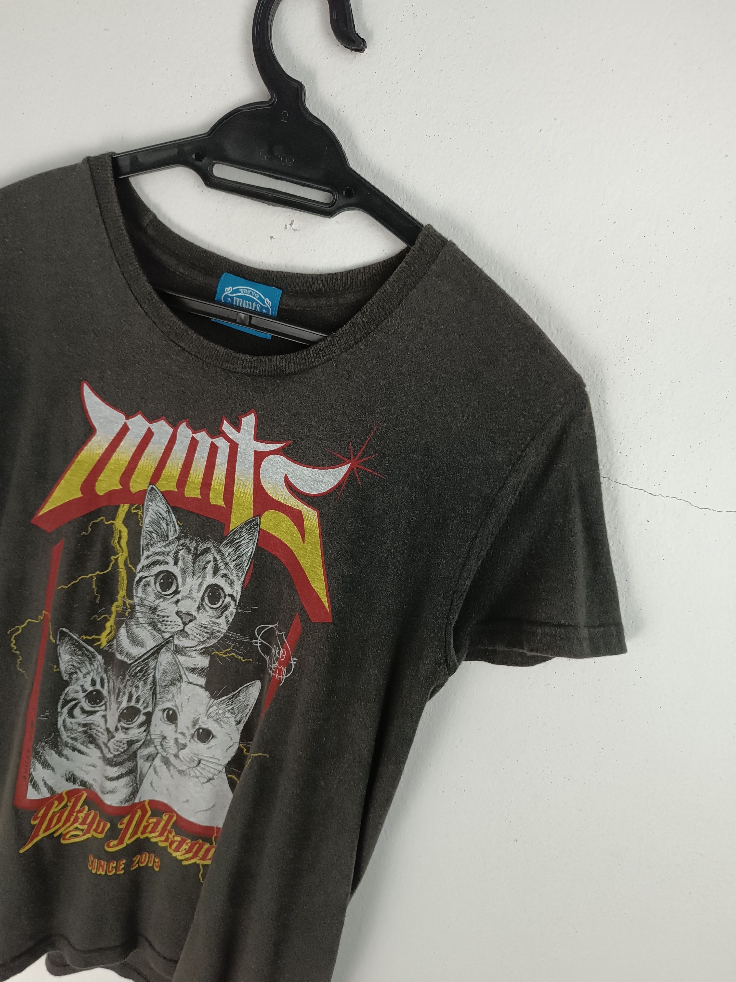 Japanese Brand VINTAGE TOKYO MMTS NAKANO NEKO CAT PETS ROCK TOUR TEE RARE Size US XS / EU 42 / 0 - 10 Thumbnail