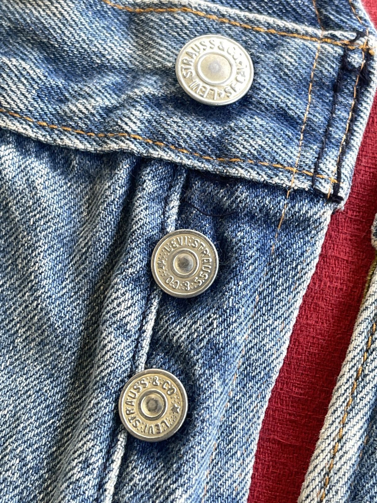 Levi's Vintage Clothing Levis X Louis Papa Reconstruct Custom Denim Vest Size M / US 6-8 / IT 42-44 - 10 Thumbnail