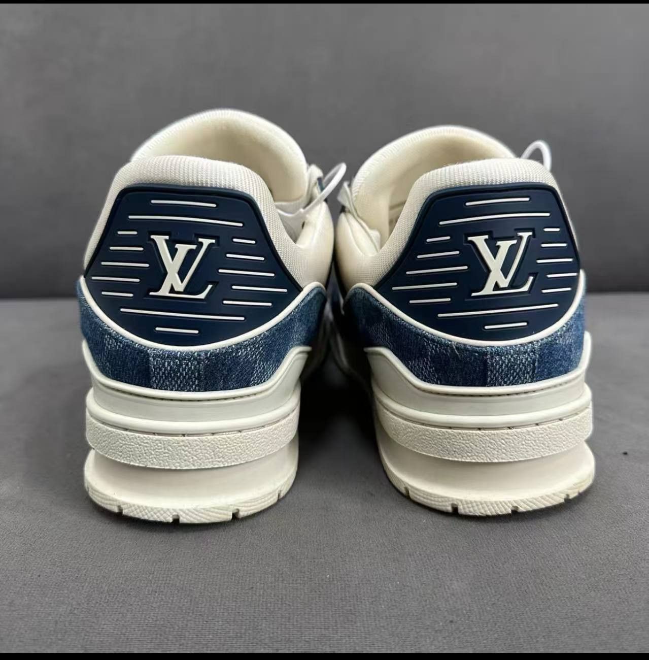 Louis Vuitton Louis Vuitton Training Denim Blue Lowtop Size US 9.5 / EU 42-43 - 3 Thumbnail