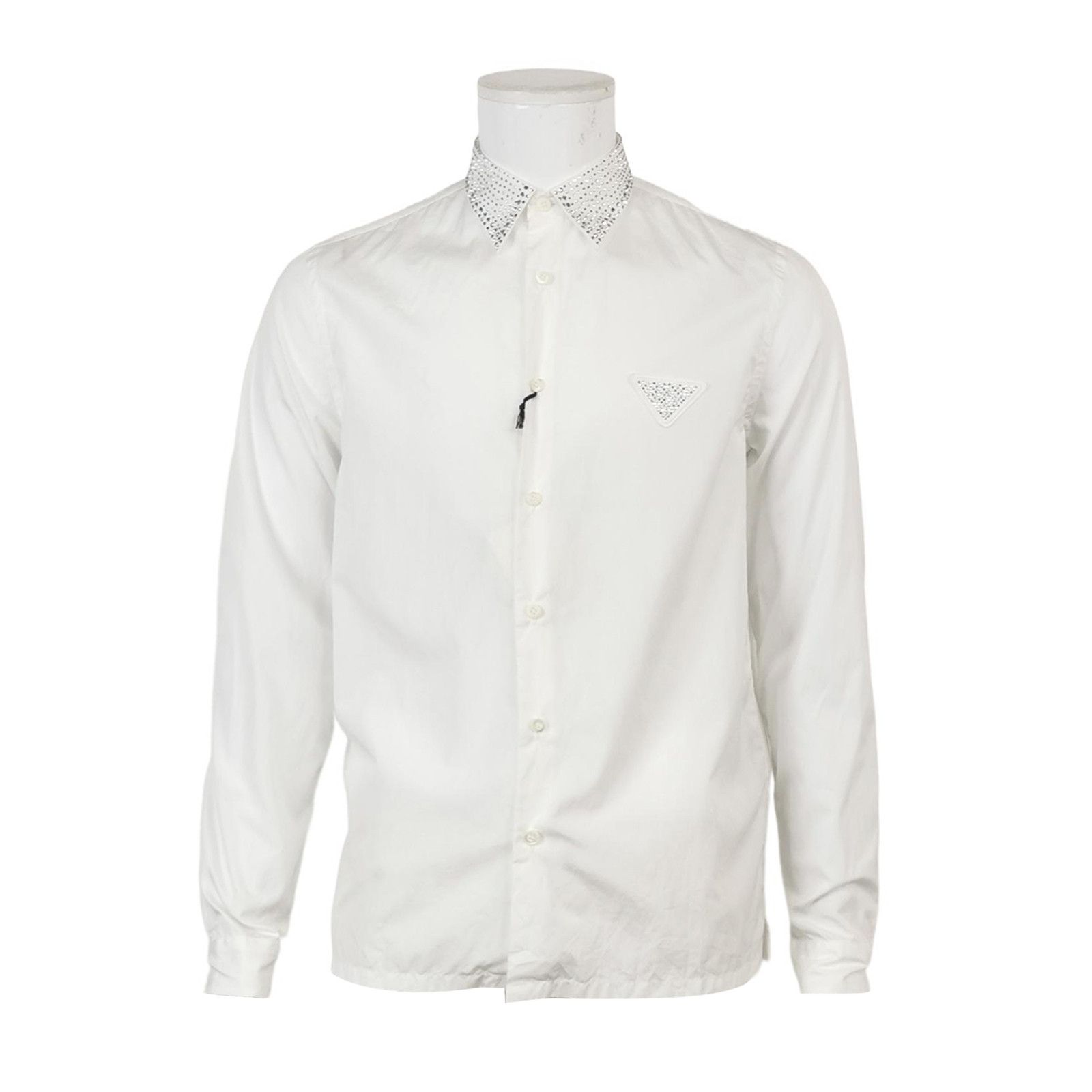 Prada Prada Cotton Button-Down Collar Shirt M Size US M / EU 48-50 / 2 - 1 Thumbnail