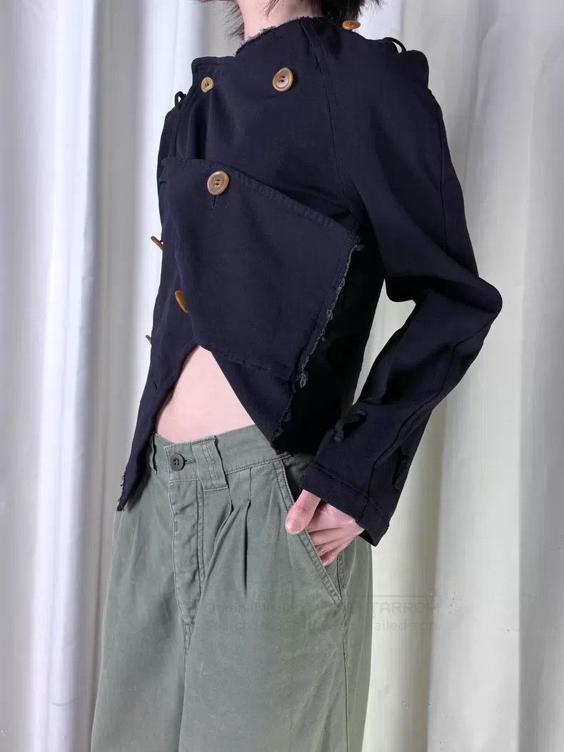 Comme des Garcons Comme Des Garcons Vintage Double-breasted Altered Jacket Size M / US 6-8 / IT 42-44 - 5 Thumbnail