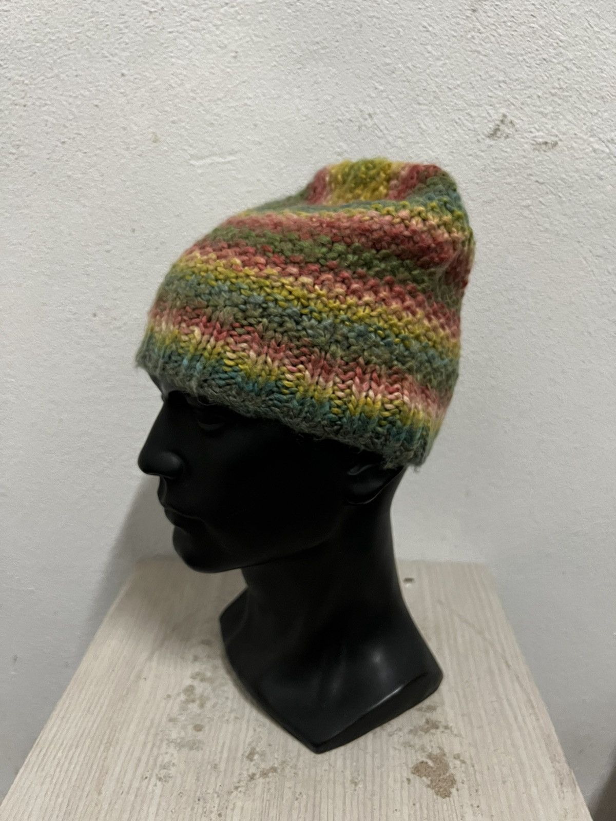 Zara ZARA knit rainbow Beanie Hat Size ONE SIZE - 3 Thumbnail