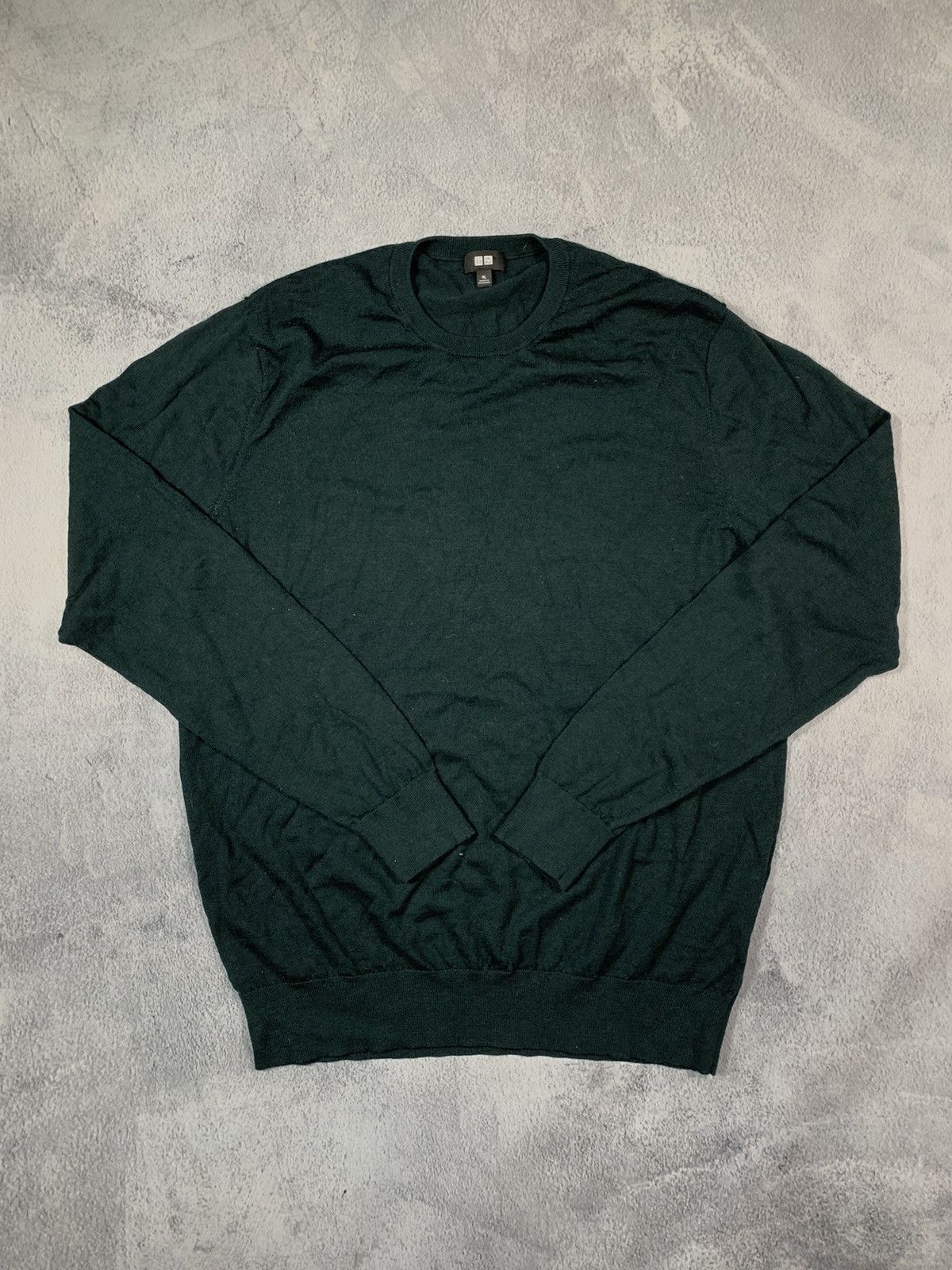 Other Vintage 90s style Uniqlo blank sweater old money sweater Size US XL / EU 56 / 4 - 2 Thumbnail