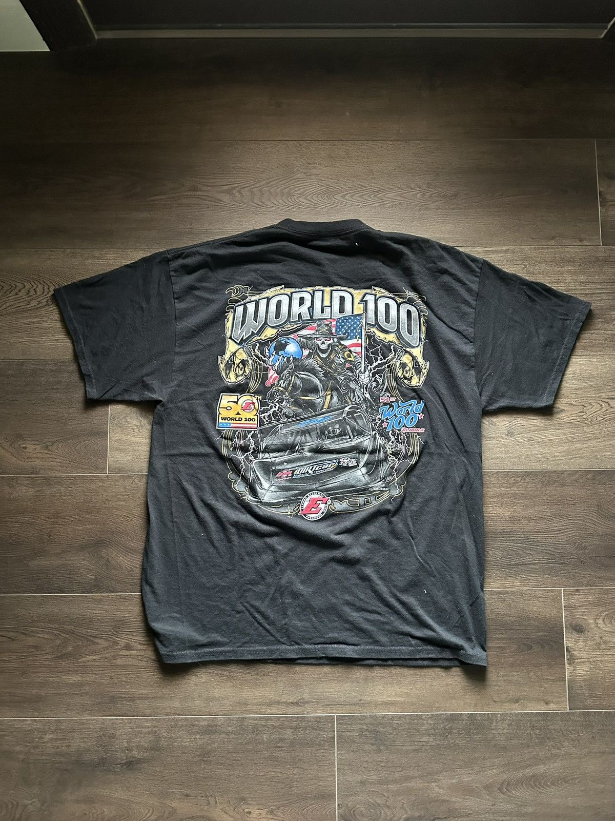 Vintage Vintage Racing T Shirt Size US XL / EU 56 / 4 - 1 Thumbnail