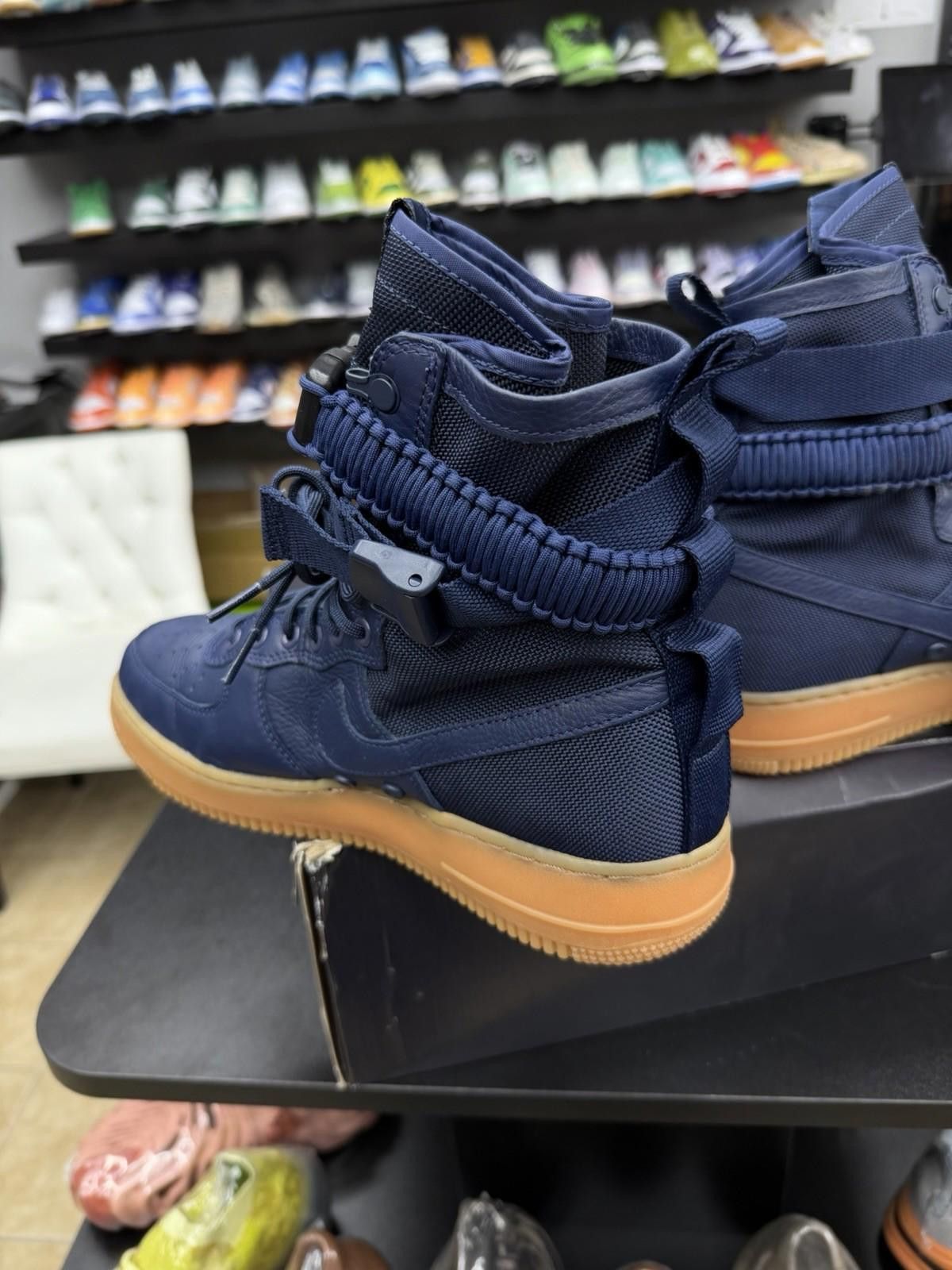 Nike Nike SF Air Force 1 High Men’s Size 10 Midnight Navy Blue Size US 10 / EU 43 - 9 Thumbnail