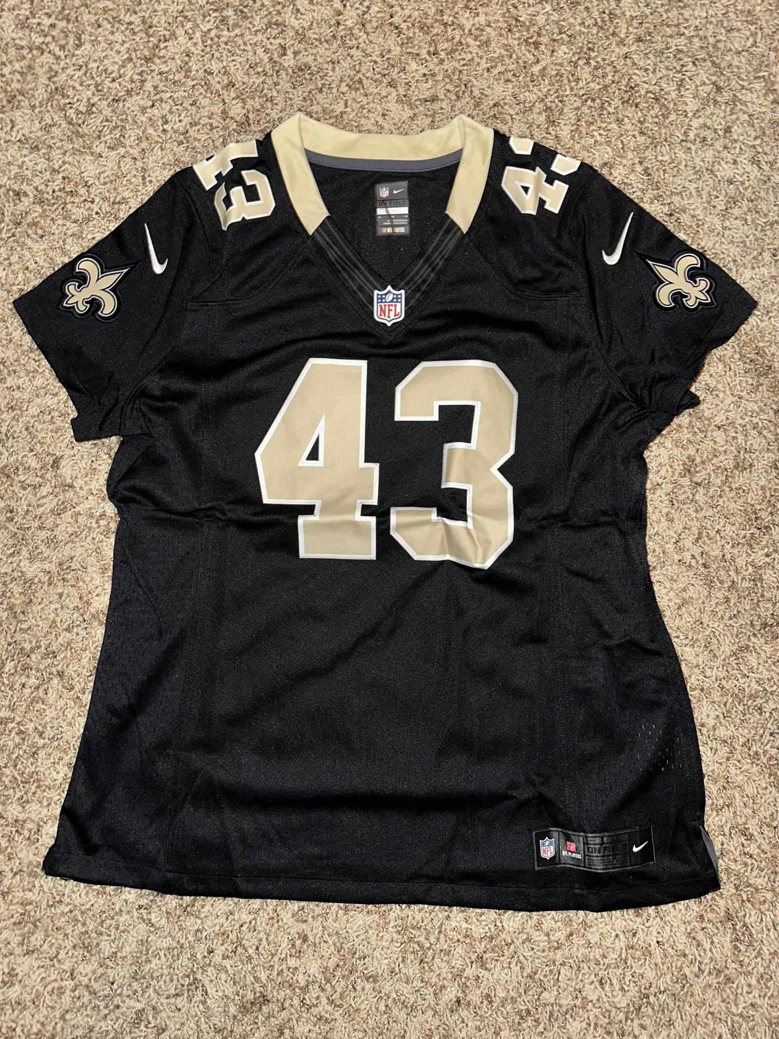 image of Nfl New Orleans Saints Darren Sproles Women's Nike Jersey in Black (Size XL)