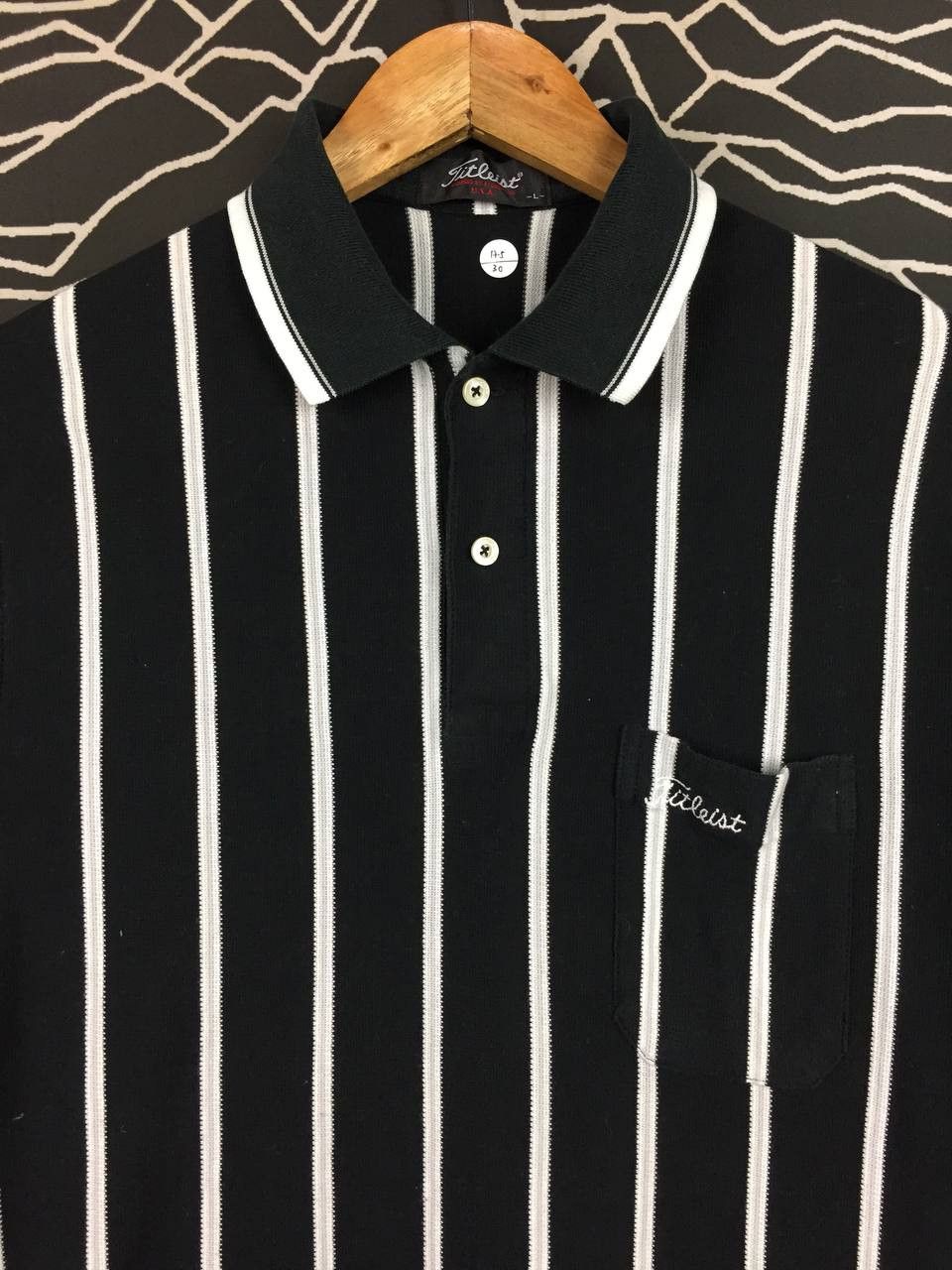 Titleist Vtg 90s Retro Titleist Golf Striped Pocket Polo Shirt Size US S / EU 44-46 / 1 - 3 Thumbnail