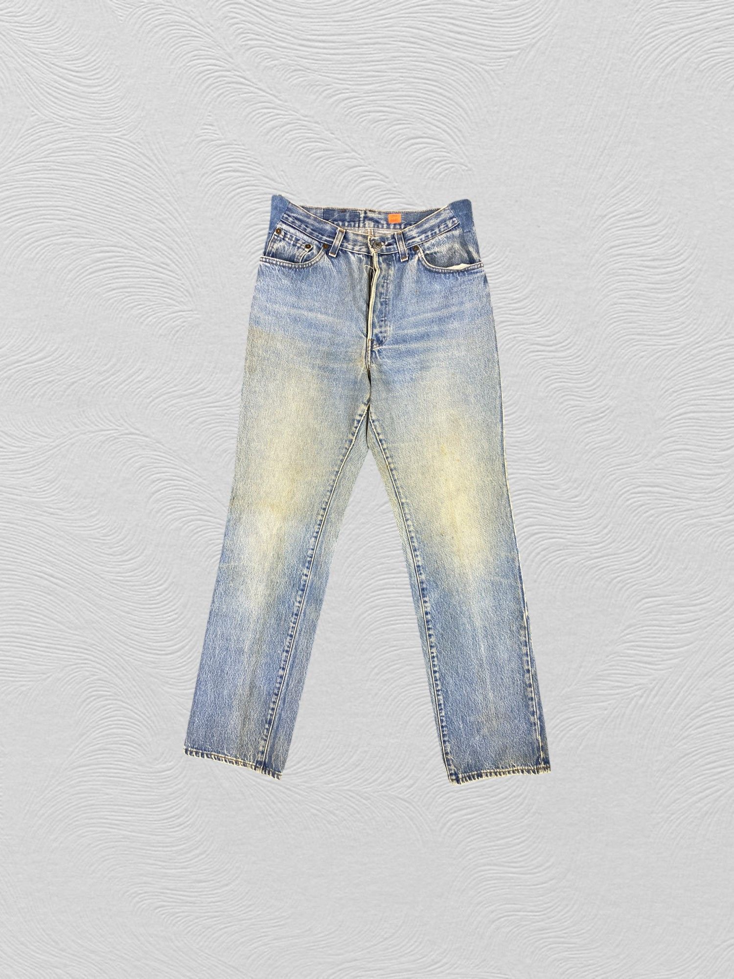 80's Dirty Used Blue Vintage Levi's 501 29x31.5 Denim JN1661