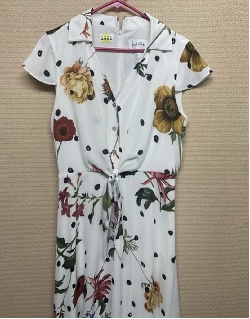 Joseph Ribkoff Joseph Ribkoff Dots Floral TeaFit &Flare Midi Dress Women 12 Size XL / US 12-14 / IT 48-50 - 6 Thumbnail