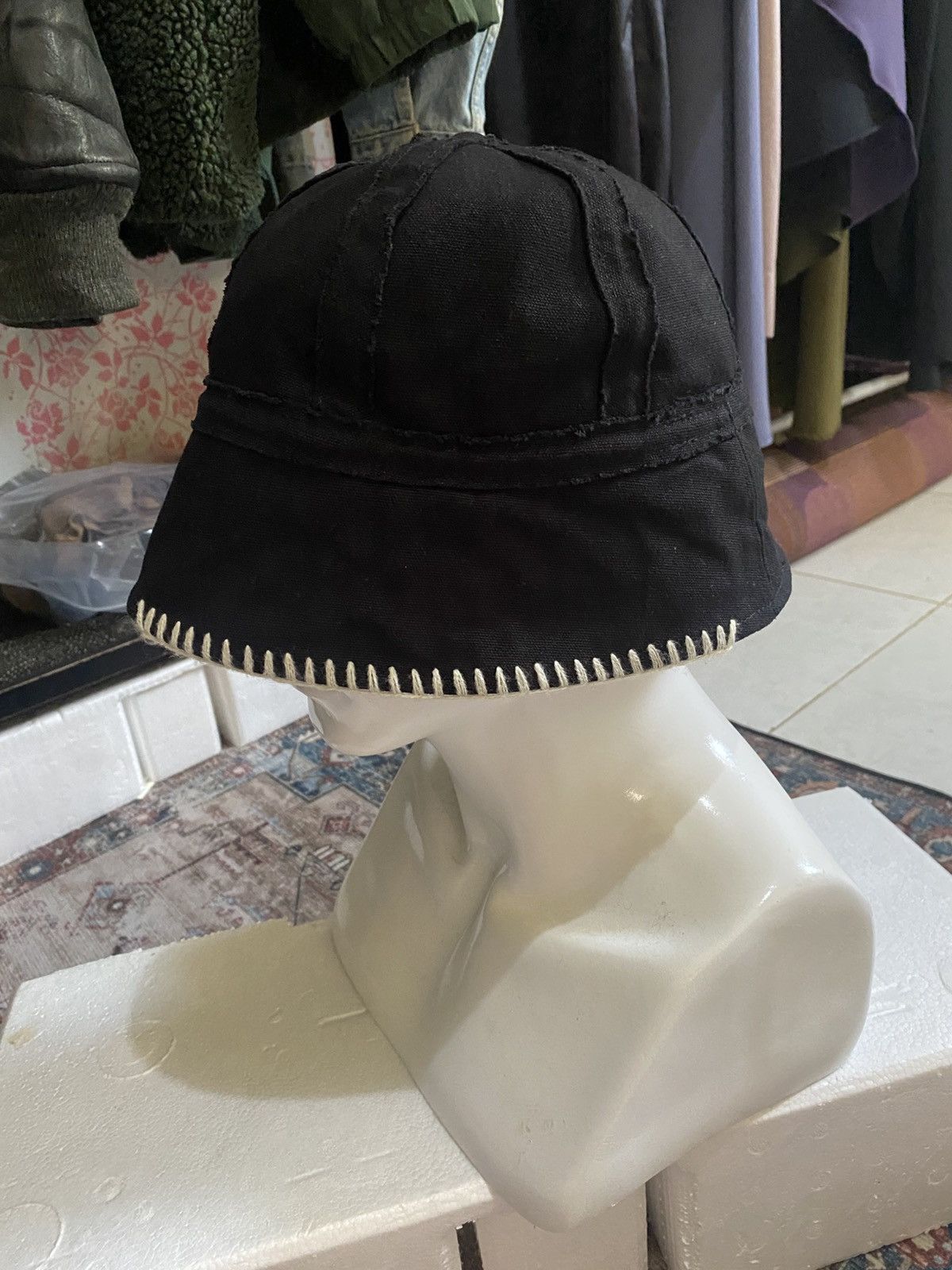 Kusikohc Kusikohc Black Bucket Hat Size ONE SIZE - 2 Thumbnail