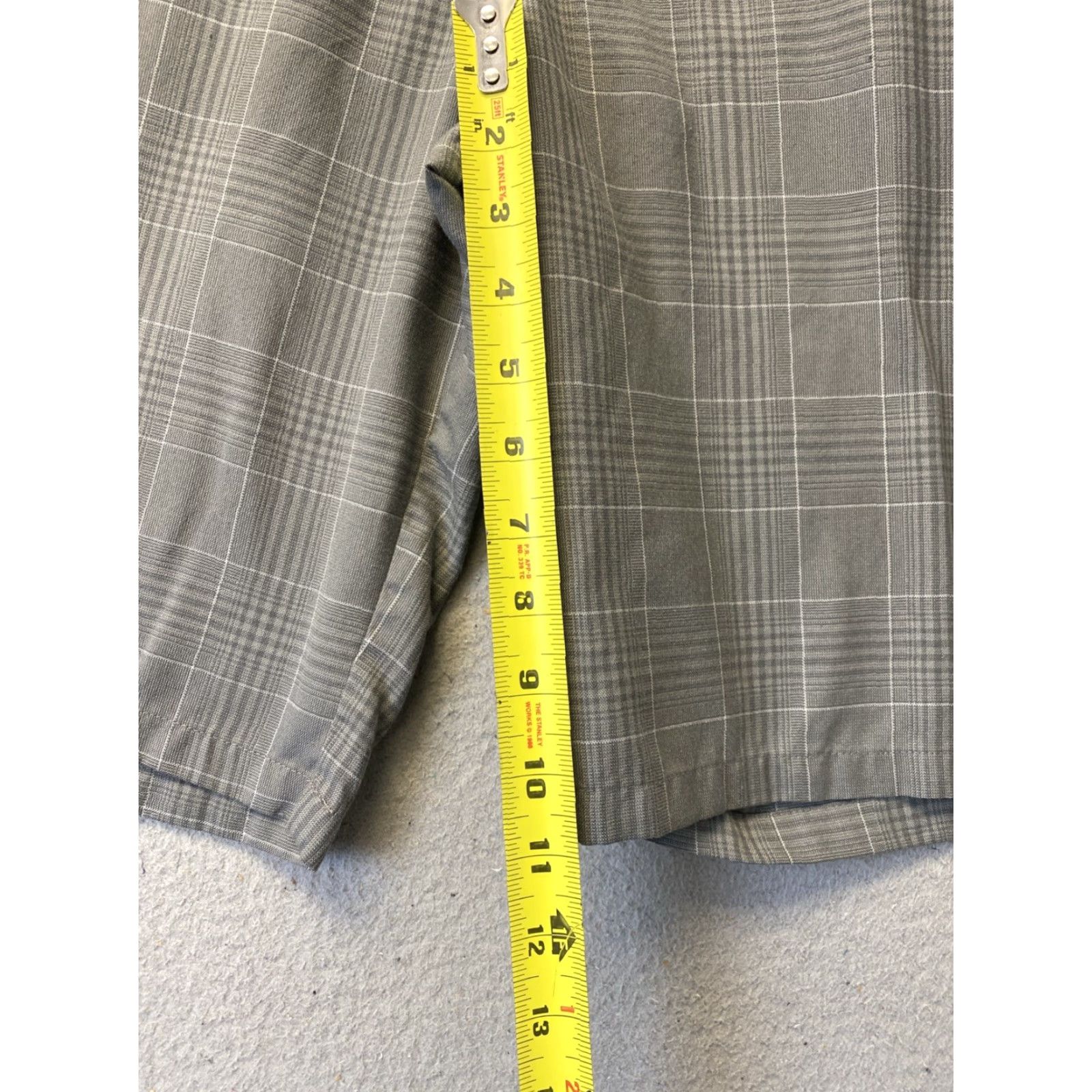 O'Neill VINTAGE O'Neill Men's Casual Shorts Size 34 Gray Plaid Cotton Blend Inseam 12 Boys Size US 34 / EU 50 - 5 Thumbnail