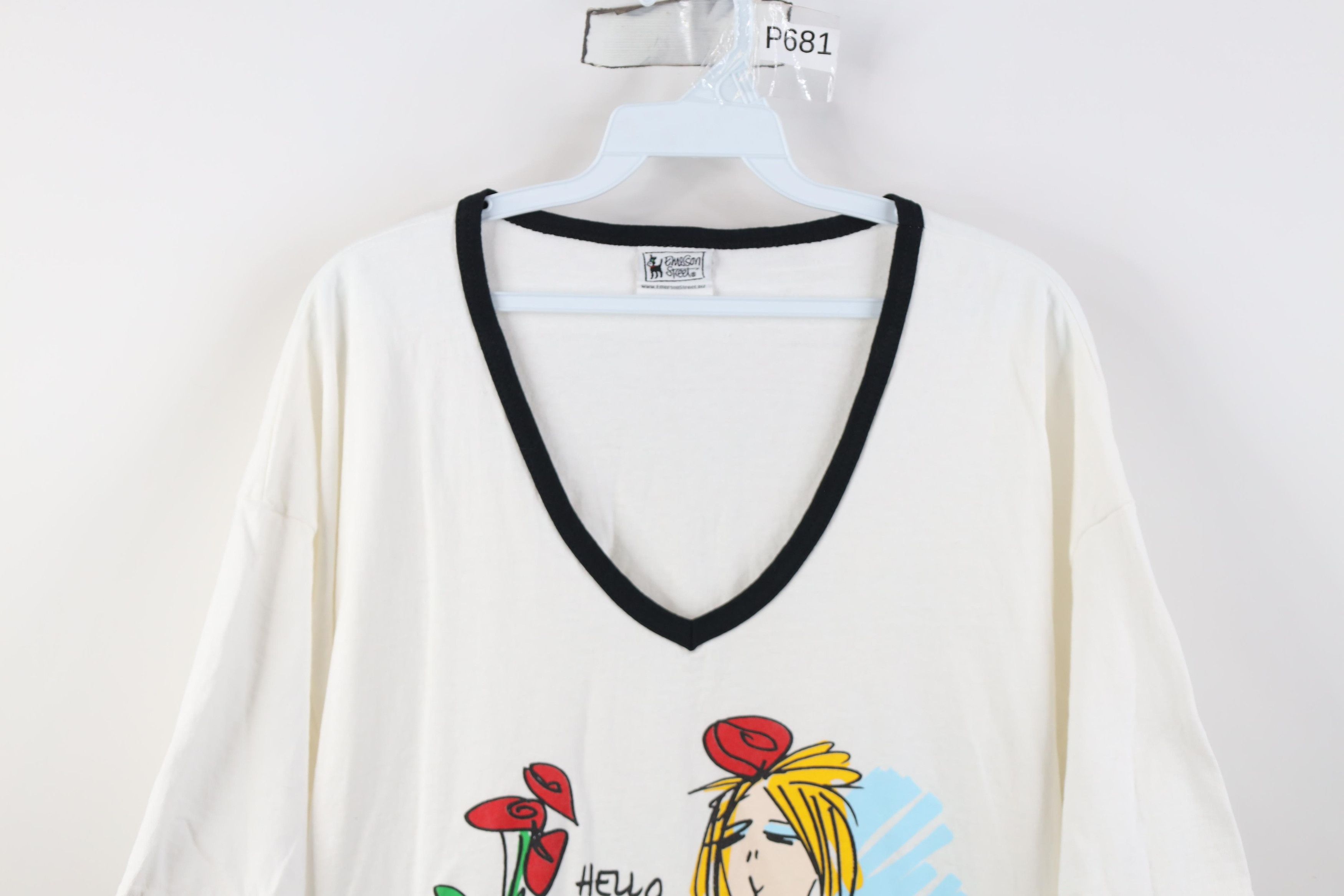 Vintage Vintage 90s Y2K Comic Martiniville Sleep Night T-Shirt USA Size ONE SIZE - 2 Thumbnail